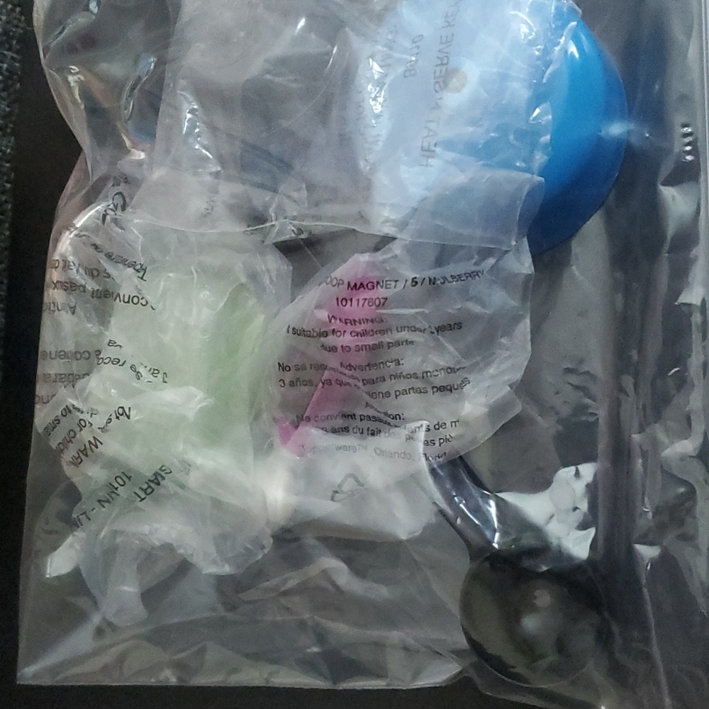 Tupperware keychains and gadgets